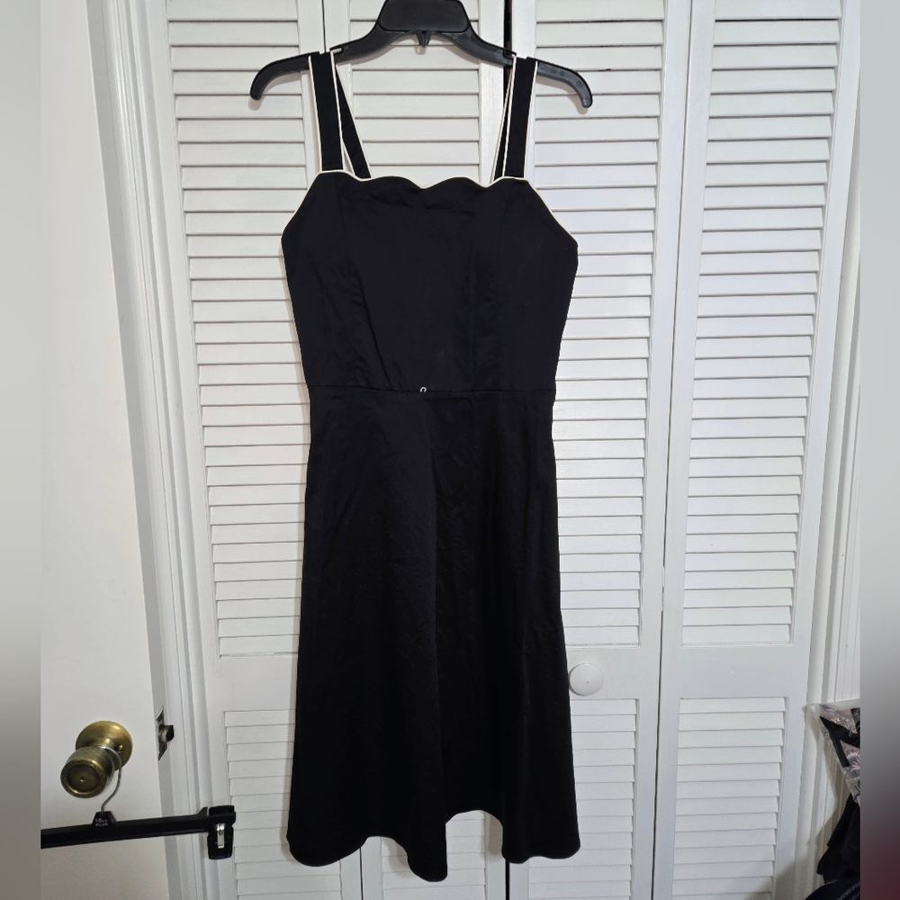 R & K Originals Women's sz 10 Black A-line Dress